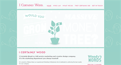 Desktop Screenshot of icertainlywood.com